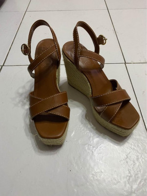 Mango Wedge Sandals US7