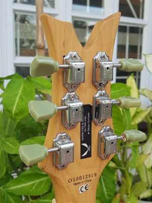 Dean Guitar, Flying V. (Metallic Silver)