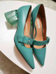 Charles & Keith Green Pointed Heels