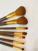 Coffee 7pc Make Up Brush Set