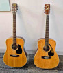 Vintage Yamaha FG-422 and Morris W-18 Acoustic Guitars