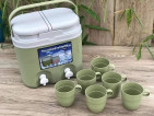 2in1 Hot and Cold bucket with free 6 cups