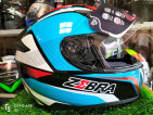 ZEBRA DUAL VISOR HELMET