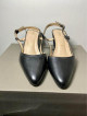 Olivia Manila pointed black slingback