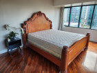 Large Wooden Bedframe + Mattress