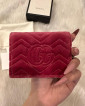 Authentic Gucci Love Velver Short Wallet