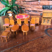 DOLL HOUSE WITH FREE WOODEN FURNITURES