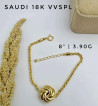 18K Saudi Gold Knot Set