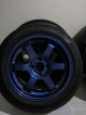 TE37 Magnesium Blue Mags 15x7 -