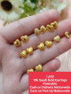 18K Saudi Gold Earrings