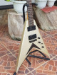 Dean Guitar, Flying V. (Metallic Silver)