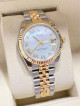 Rolex Datejust 31 Mother of Pearl Roman Dial Two Tone Yellow Gold