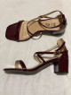 Kate sandals maroon