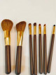 Coffee 7pc Make Up Brush Set