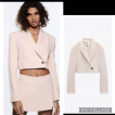 ZARA cropped Blazer