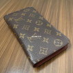 Pre Owned Authentic Monogram Canvas Zip Around Long Wallet