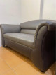 2-SEATER URATEX LEATHER SOFA