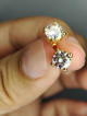 Moissanite Diamond Stud Earrings