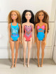 Bundle: Barbie Summer Beach Dolls (Nikki, Raquelle, and Teresa)