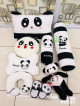 NEW Panda Set Of Pillows & Bear