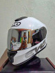 Brandnew fullface White helmet W/Silver Visor