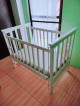 Baby Wooden Crib with uratex foam