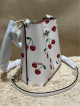 Mollie Bucket 22 With Heart Cherry Print