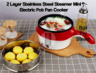 Multi function electric cooker with steamer