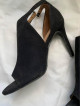 Black Suede Stilleto