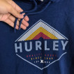 Hurley blue fleece hoodie  medium 22x27