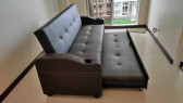 Best Seller heavy duty leather sofabed With cup holder