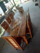 Hulugan solid mahogany dining set