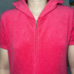 Juicy Couture Hot Pink Velour Y2K Short-Sleeve Hoodie