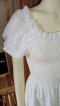 White Puff Sleeve Maxi Dress