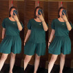 PLUS SIZE PUFF SHORTS COORDINATES