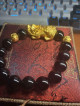 24k Gold Piyao with Money Balls and Onyx beeds