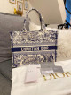 Dior Book Tote Small in Blue Toile de Jouy