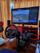 Playseat Evolution with Logitech G29 Racing Wheel and Manual Shifter