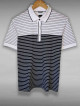 HUGO BOSS POLO TRI COLOR MID AND SIDE LOGO EMBLEM