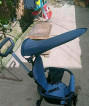 Foldable Stroller Bike with Cushion and Awning