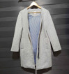 Lacoste Trench Coat Gray Womens