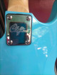 SALE! CLIFTON EGUITAR(INDIE COLOR SKYBLUE) ALMOST NEW .WITH PADDED CLIFTON GIGBA