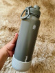 Aquaflask (40oz) Stone Gray with Free Silicon Boot