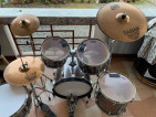 For sale Tama Imperialstas Drum Set Sabian Cymbals with Throne