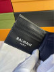 AUTHENTIC BALMAIN Bifold leather wallet