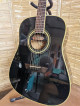 Washburn Black Night Series Dreadnought Electro Acoustic Guitar Solid Top