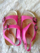 pink birkenstock sandal for kids