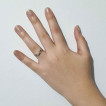 14k Japan White Gold Marquise Diamond Ring