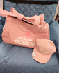Adidas Duffle Bag and Hat (pink) with tag