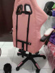 Pink Gaming Chair with Massager
